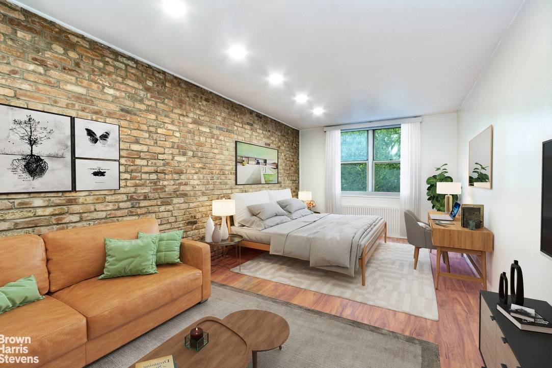 Amazing Midtown West Columbus Circle studio with premier closet space and charm on the second floor of an elevator laundry building with rooftop !