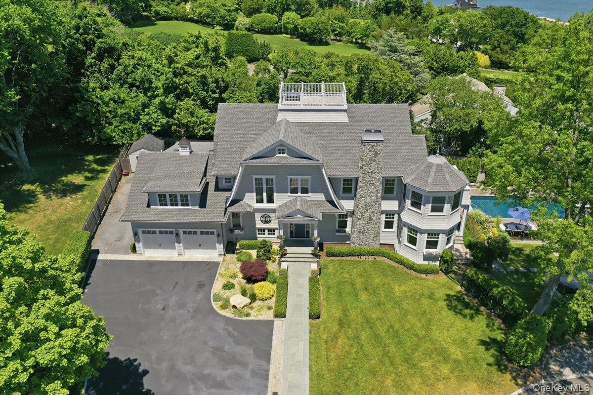 Aerial Front Exterior