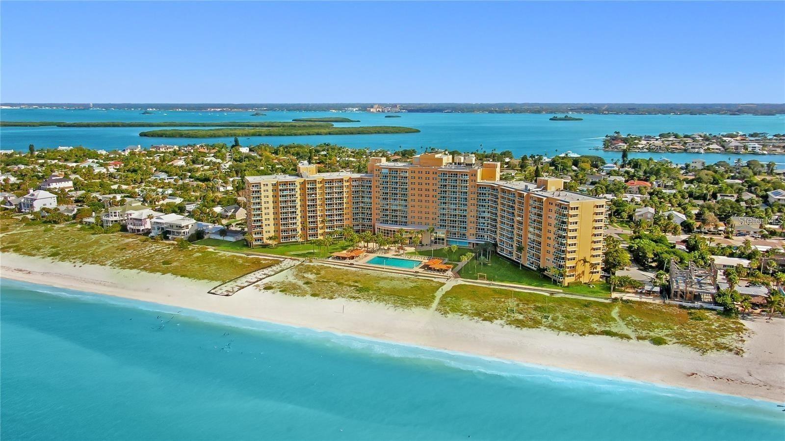 Regatta Beach Club Aerial.