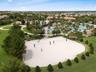 Resort volleyball courts