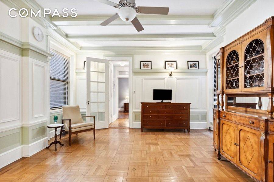 RESTORATION DONE RIGHT This pin drop quiet Riverside Drive flex 3 bedroom has been renovated from top to bottom with an eye toward revealing the grandeur and detail that once ...