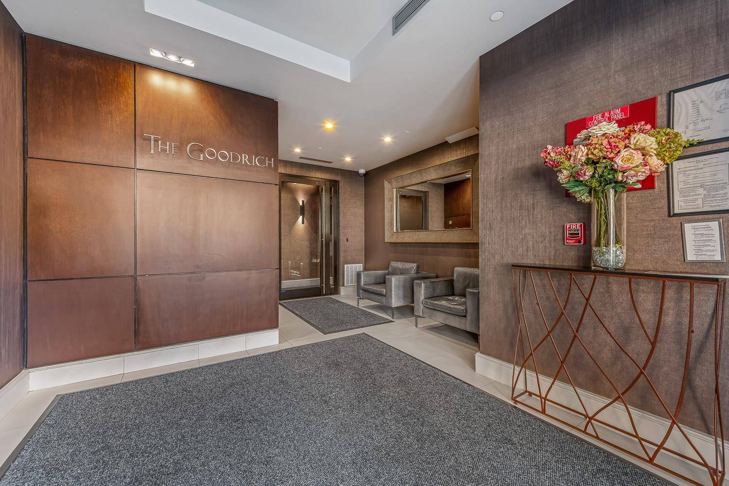 The Goodrich unit 2B where modern luxury living awaits you.