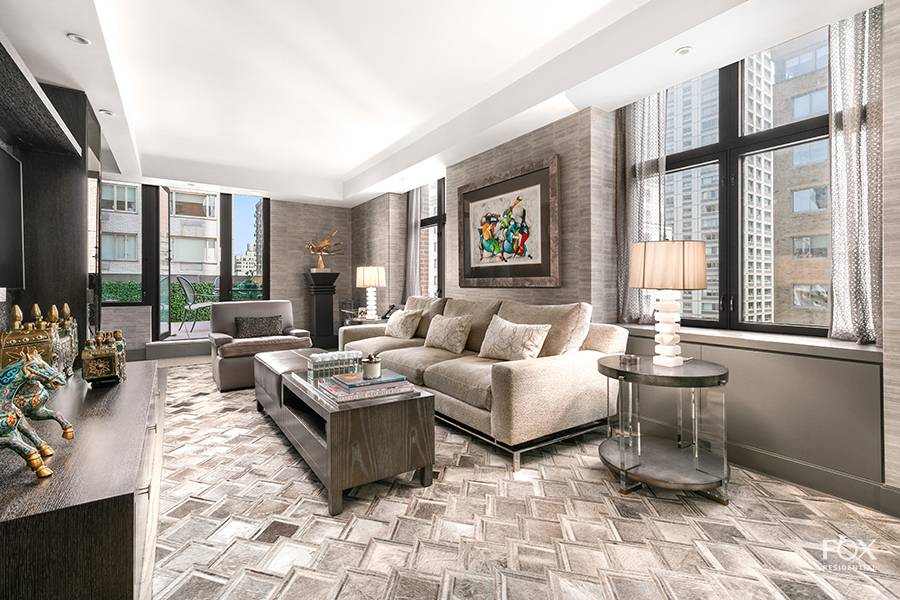 Every inch, every surface, and every detail of this stunning two bedroom, serene high floor aerie is total perfection and a must to see !