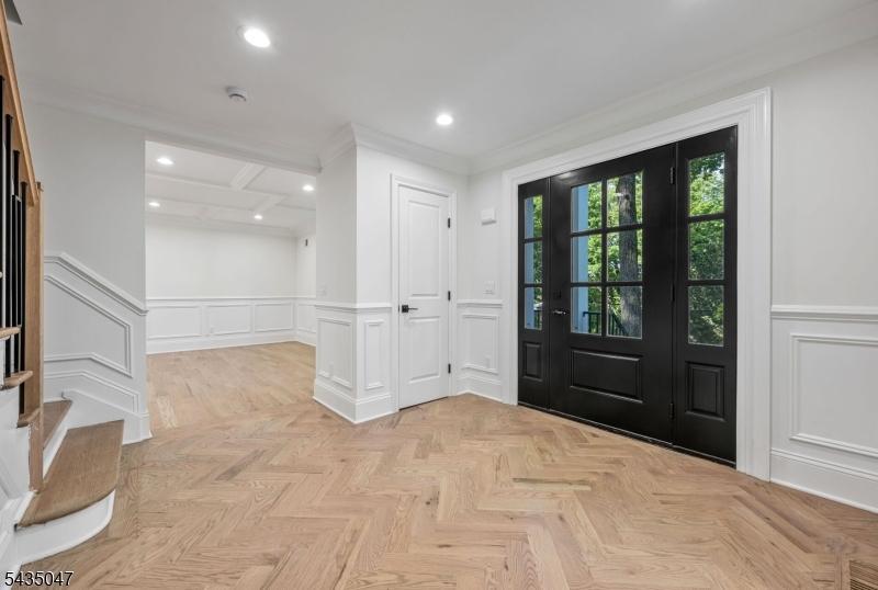 Interior facing front door