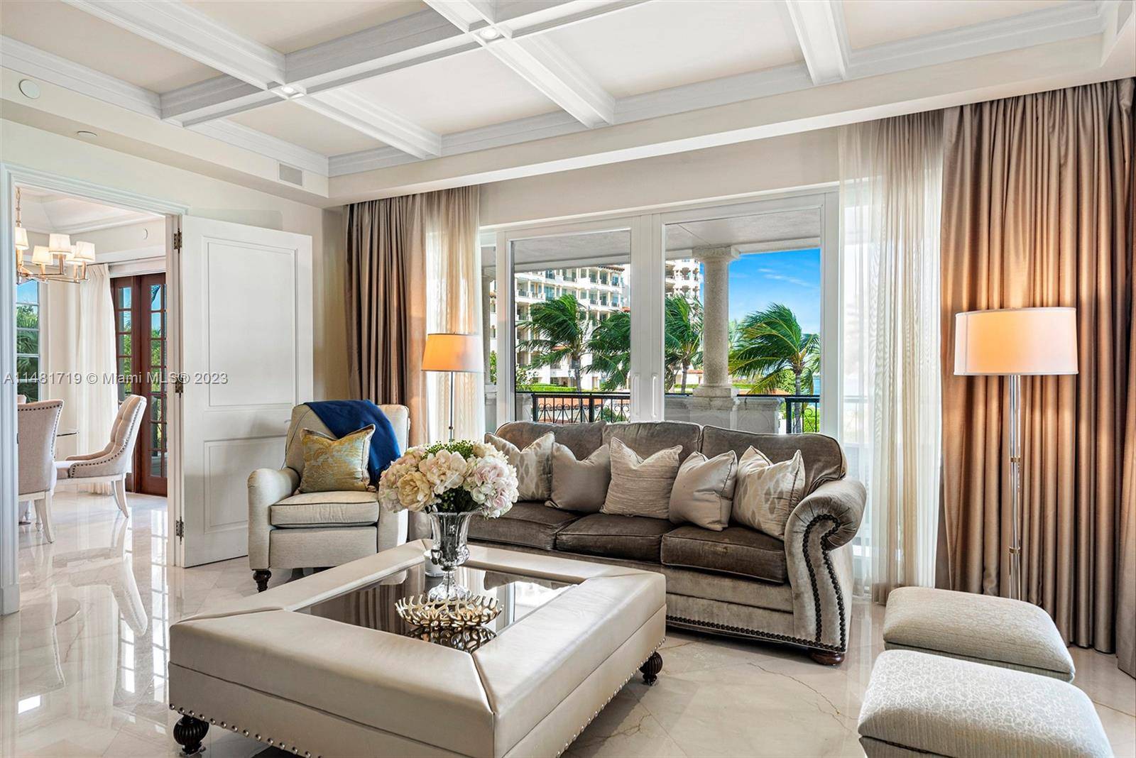 Welcome to the impeccably designed Villa Del Mare residence, where Fisher Island luxury knows no bounds.