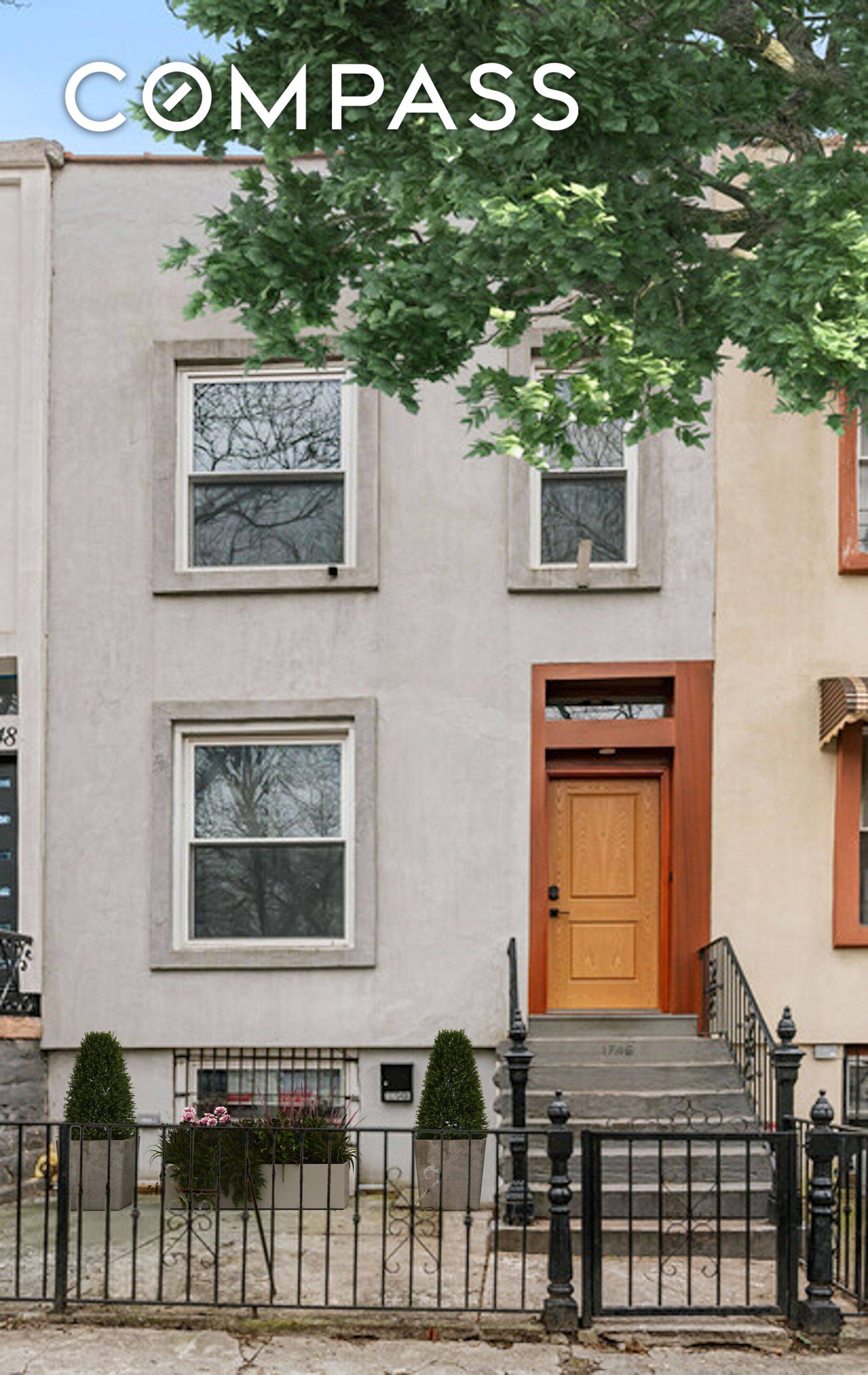 Welcome to 1746 Bergen Street, a modern renovated two family townhouse in Crown Heights.