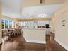 Open concept kitchen with easy access to the dining room