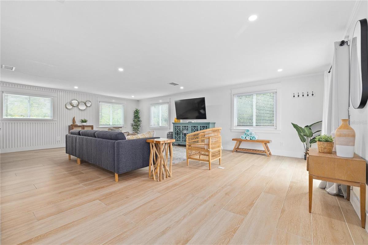 spacious living area