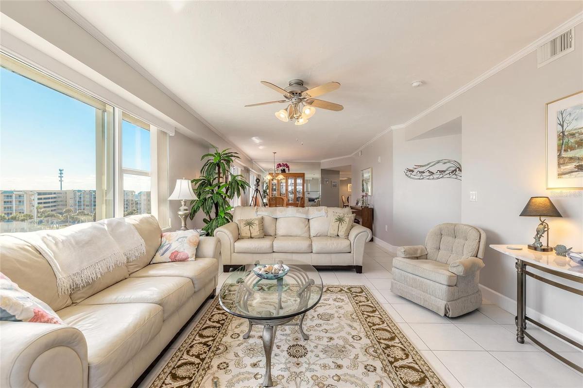 End unit has additional windows that allows for lots of natural light