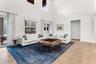 Living Room with pool views and removable elevator