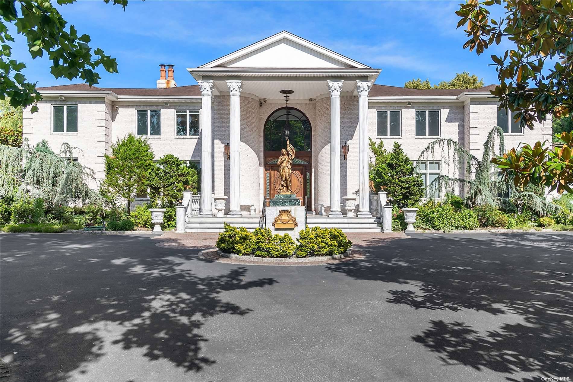BY APPOINTMENT ONLY. Radiating the classic splendor of a Grecian villa, this magnificent 7 BR, 10 BA, 10, 000 Sq.