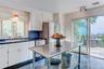 kitchen, glass door to deck