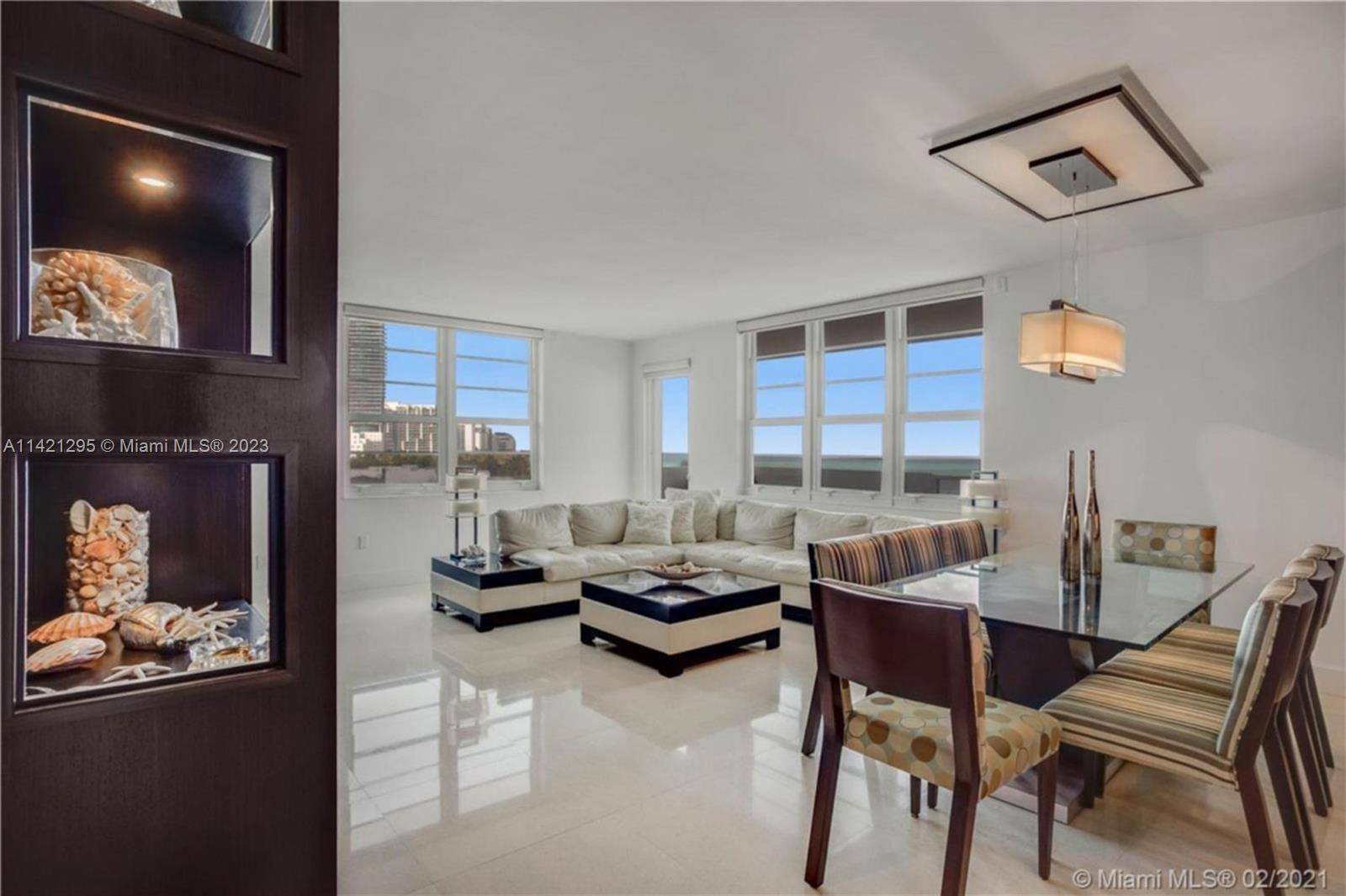 Discover luxurious beach living in this 2 bed, 2 bath condo with direct ocean views at the Decoplage in the heart of Miami Beach, steps from the famous Lincoln Road.