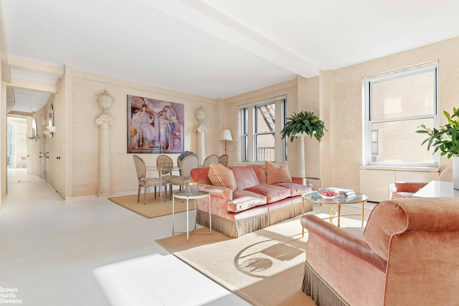 Residence 6C at 755 Park Avenue was redesigned and reconfigured to create an open, airy, and whimsical retreat by the former New York Editor for World of Interiors, and the ...