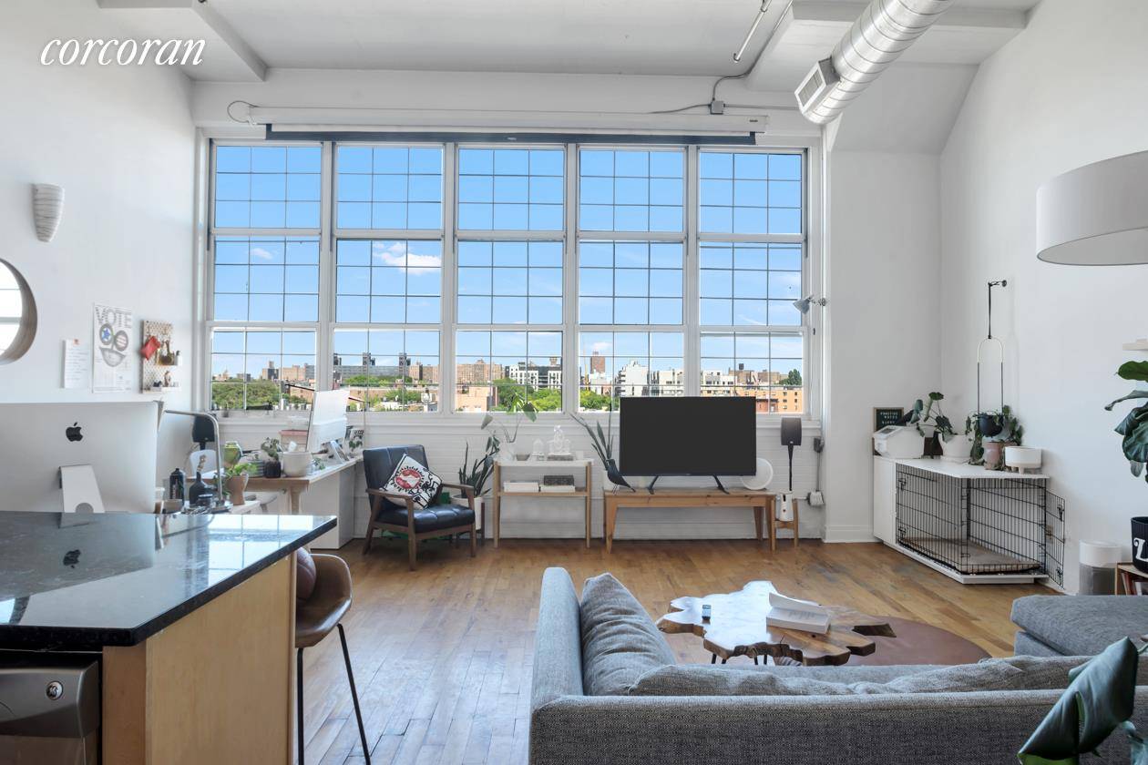 LOFT LOVERS This 862sf 13ft condo LOFT can be used as a 1 bedroom and is for sale at The Chocolate Factory located on the border of Bedford Stuyvesant and ...