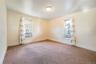 Spare room featuring plenty of natural light and light colored carpet