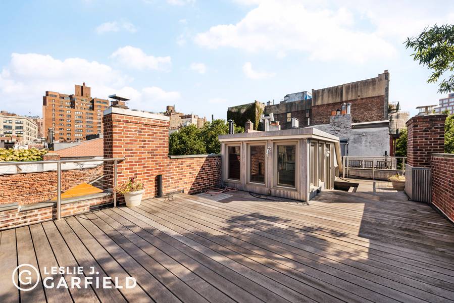 The spectacular owner's triplex with three exposures and three separate outdoor spaces is truly one of a kind.