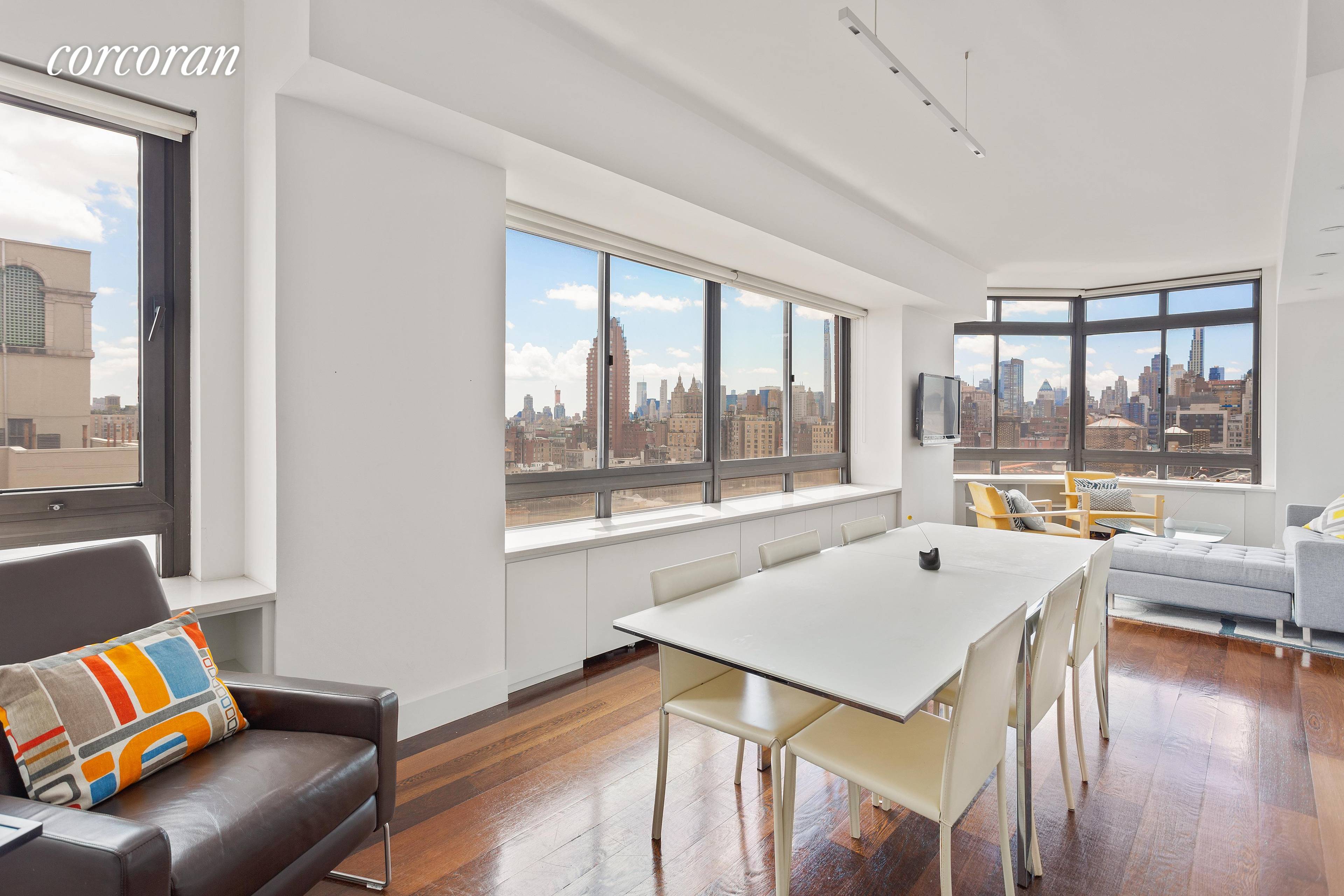 This stunning 18th floor apartment in the heart of the Upper West Side is available for rent starting August 1st.