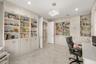 Office with custom built ins