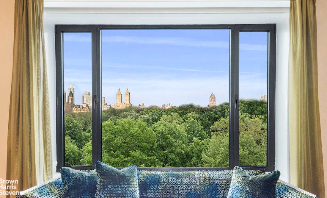 Grand and timeless, this full floor Fifth Avenue residence perched above the trees of Central Park boasting 60' of frontal Central Park views is a once in a lifetime opportunity.