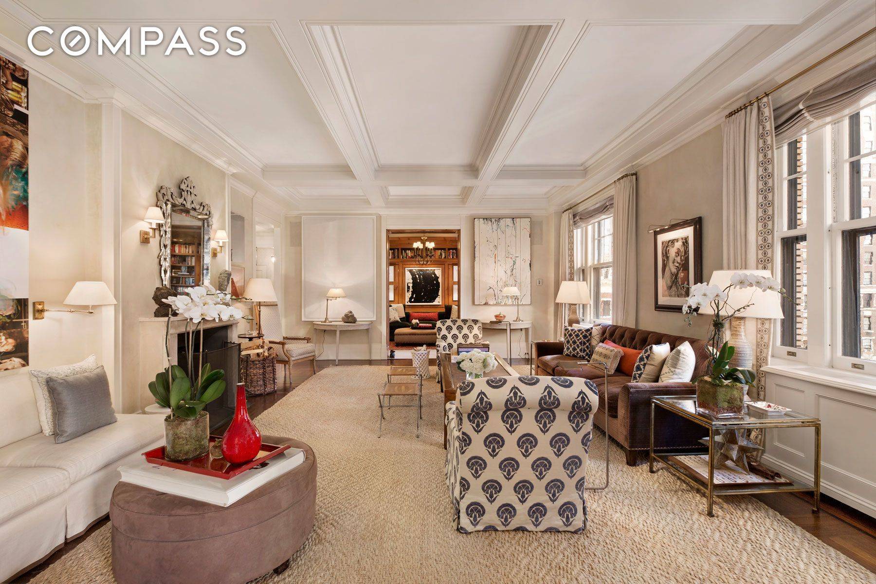 Sensational and Spacious on Park Avenue This exceptionally beautiful 13 room cooperative with 4 bedrooms and 2 staff bedrooms exudes pre war grandeur and timeless elegance.