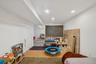 Bedroom with ornamental molding, recessed lighting, and wood finished floors