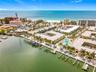 Aerial view of Barefoot Beach. It is just a short walk across the street to the Gulf of Mexico.