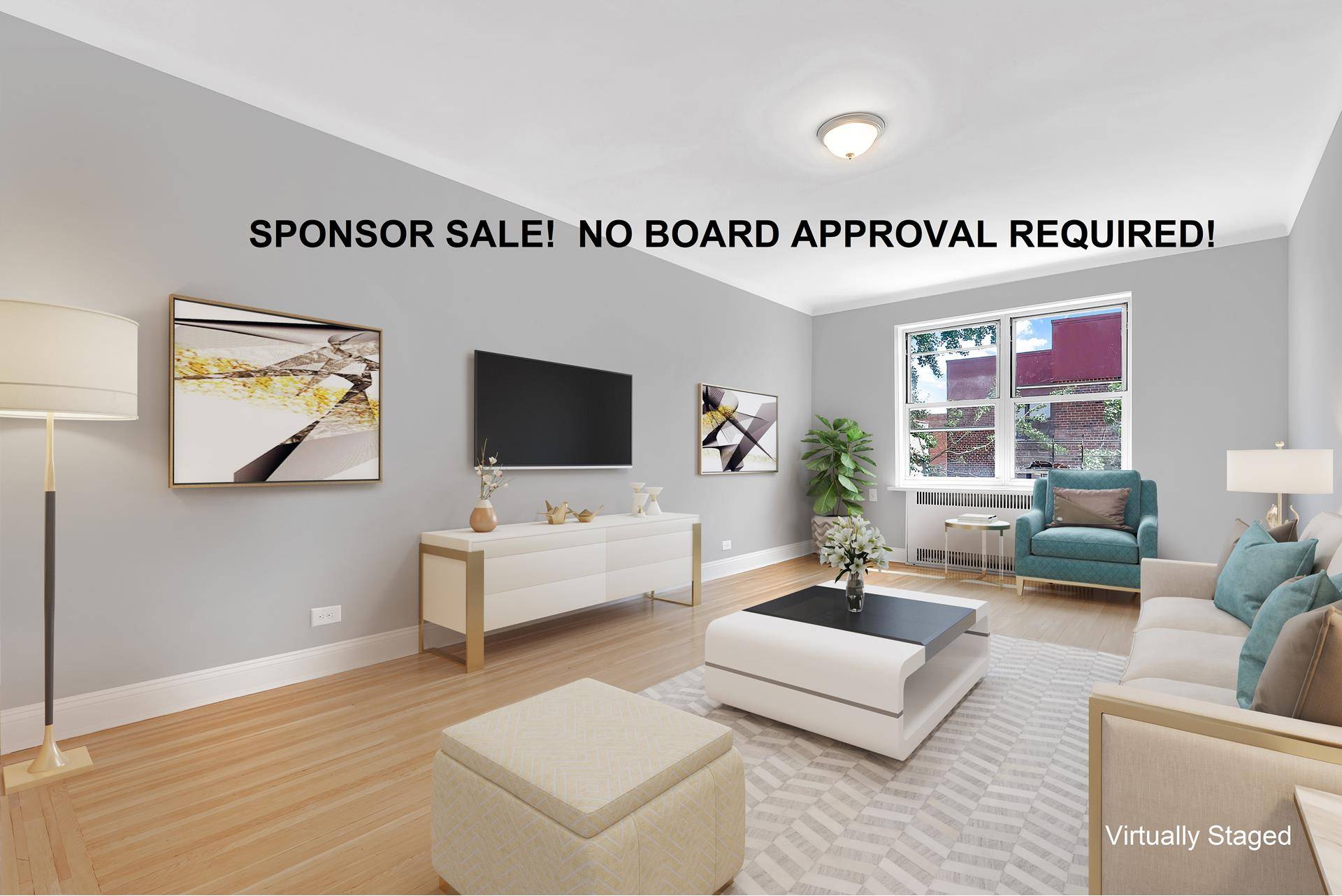 SPONSOR SALE, NO BOARD APPROVAL REQUIRED ON THIS GORGEOUS NEWLY RENOVATED TOP FLOOR 2 BEDROOM !