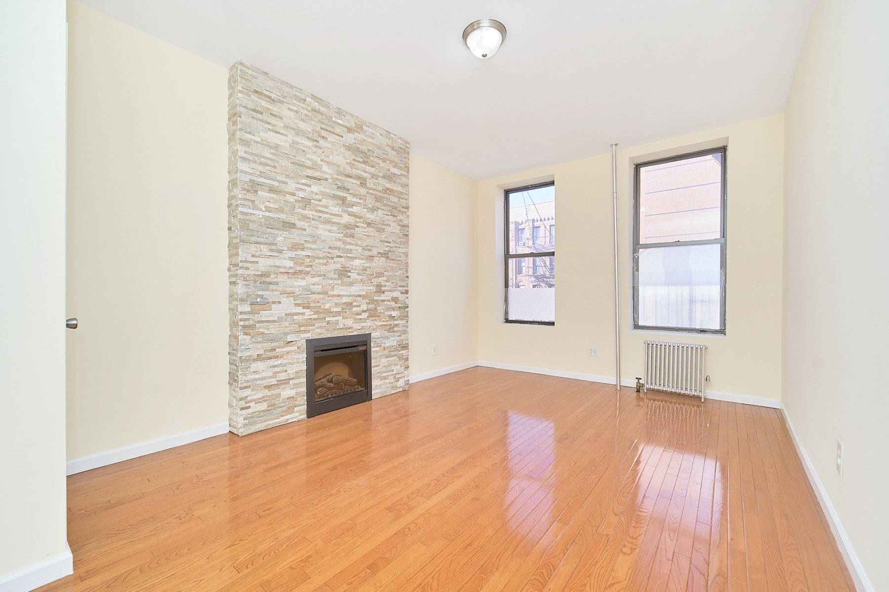Oversized renovated 1 bedroom with a separate home office.