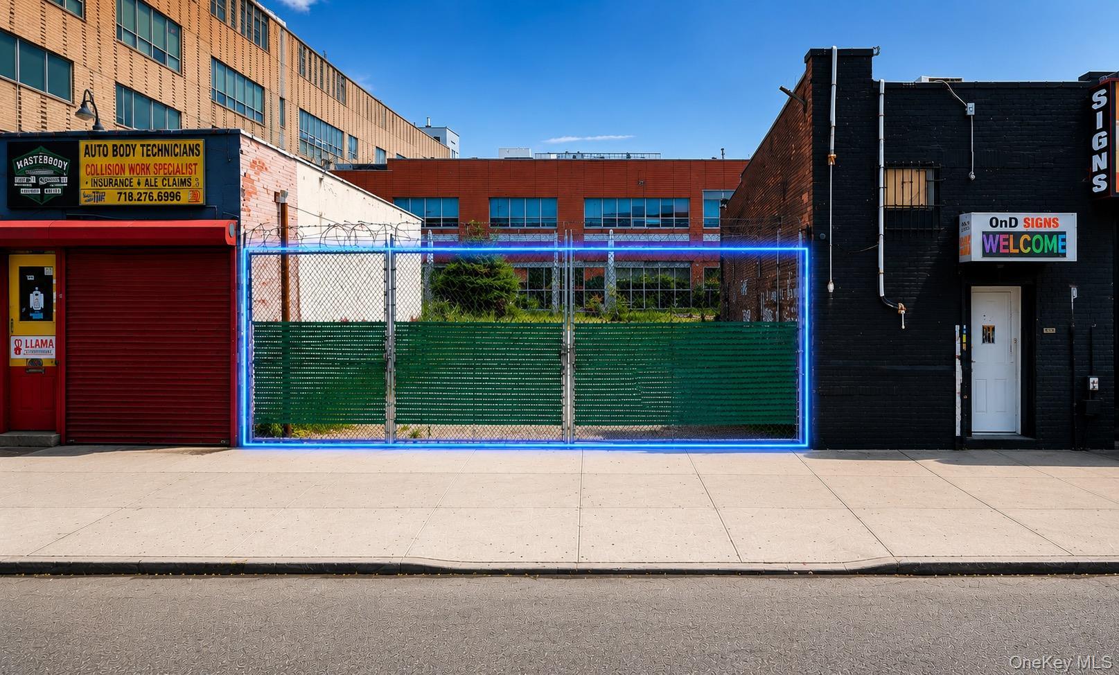 Vacant lot ready to be redeveloped