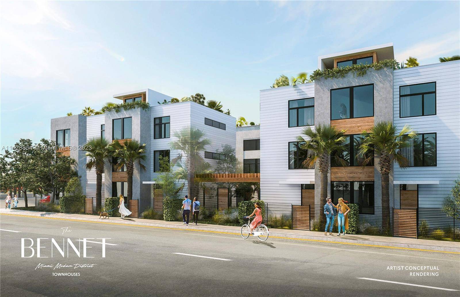 With a slender and exquisite design inspired by local architecture, The Bennet will become one of the sleekest residential developments in Miami MiMo District.