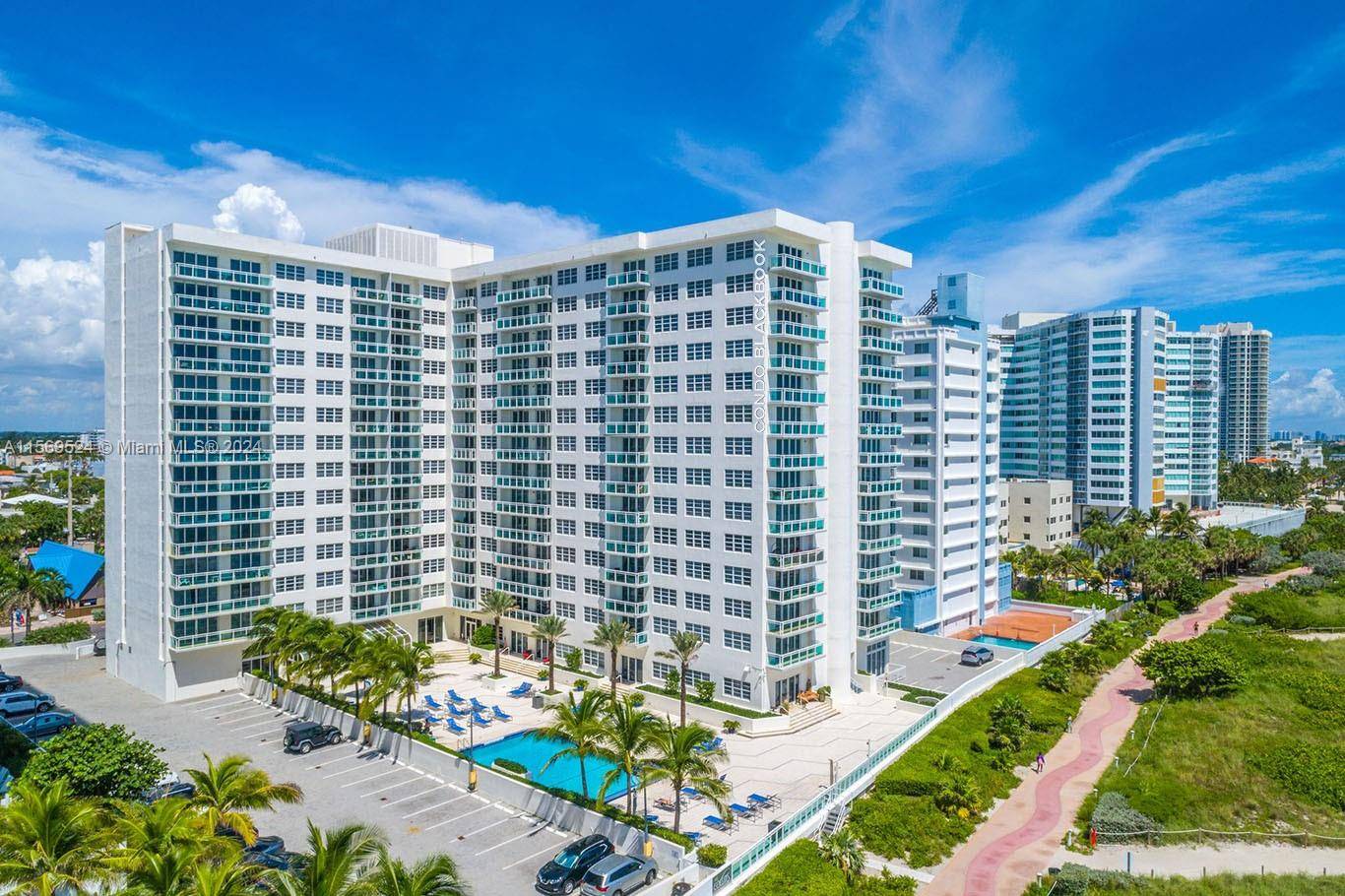 Spacious 2 bedroom condo with ocean views located at in an oceanfront building in Miami Beach.