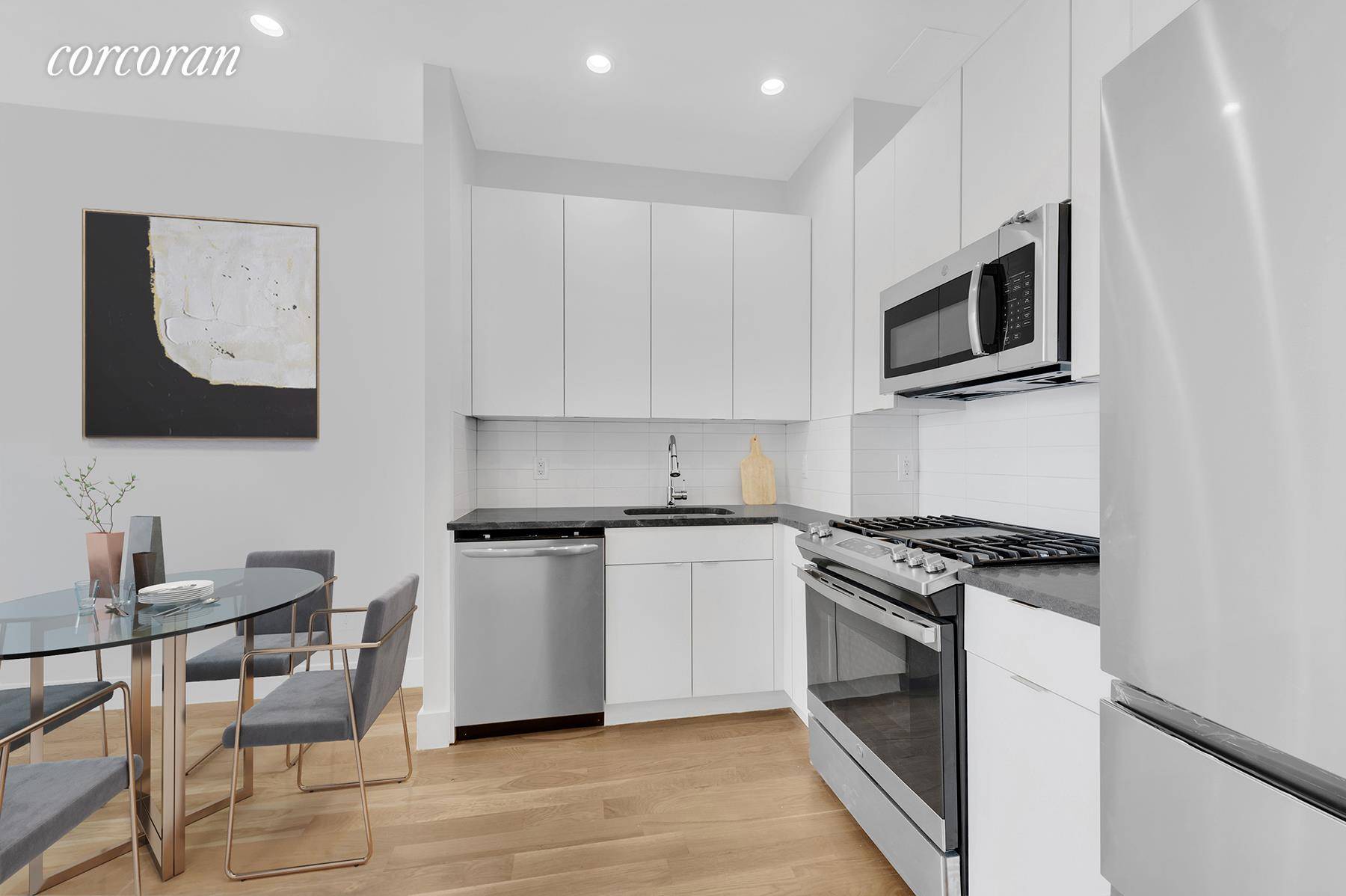 Welcome to 12 Lawton Street, a newly built seven unit condominium in the heart of Bushwick, offering a combination of 1 and 2 bedroom layouts.