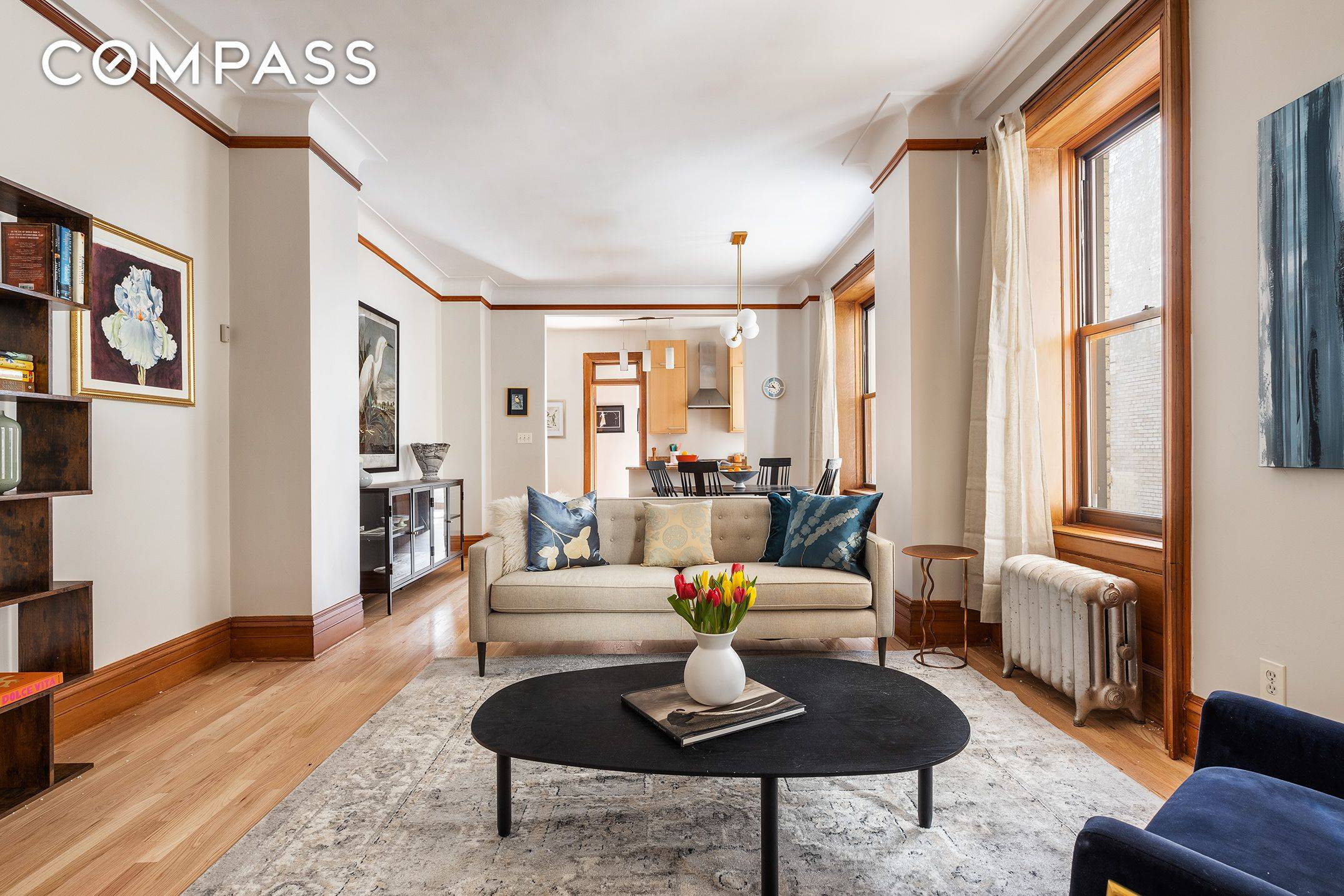 This elegant, pre war 2 bedroom home is absolute perfection.