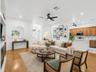 Virtually Staged Family Room