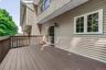 Enjoy morning coffee or dining outside.