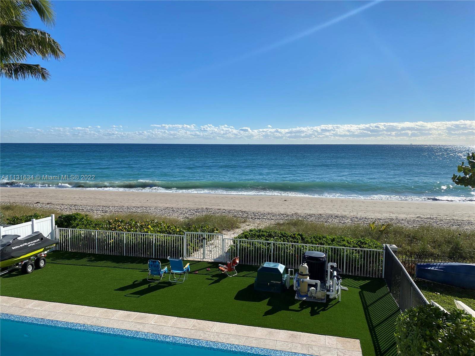 Beautiful direct ocean opportunity One of only 49 homes on the sand on Fort Lauderdale Beach.