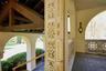 Breezeway with glazed ceramic details