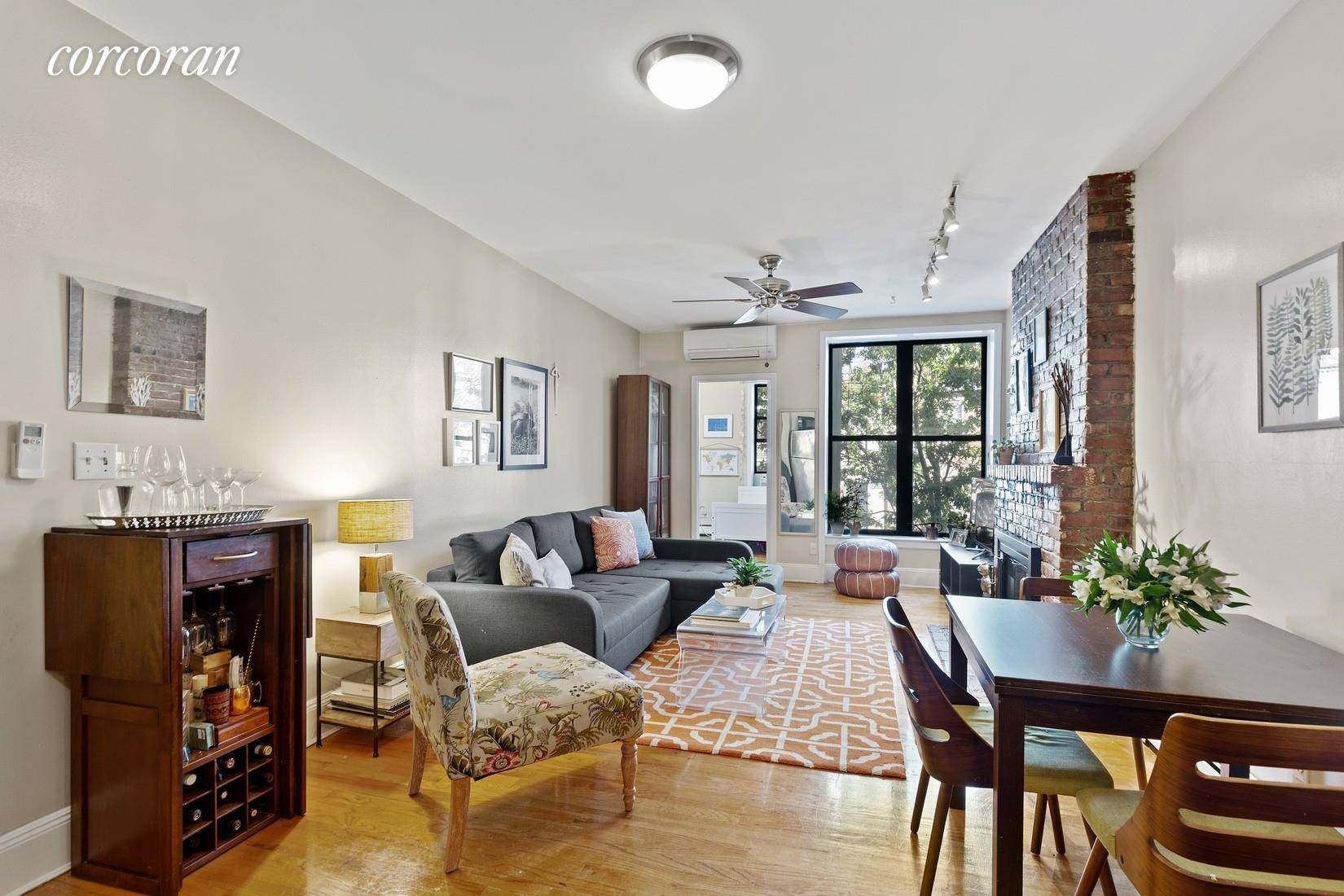 At the crossroads of Boerum Hill and Park Slope this lovely two bedroom, one bath apartment has a wonderful feel and a great layout that maximizes every inchA no space ...