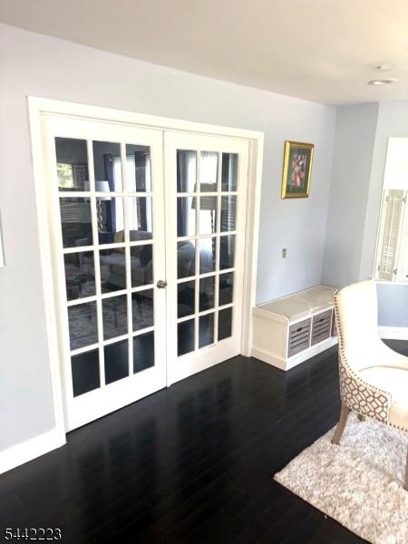 Living Room w/ French doors