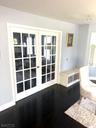 Living Room w/ French doors