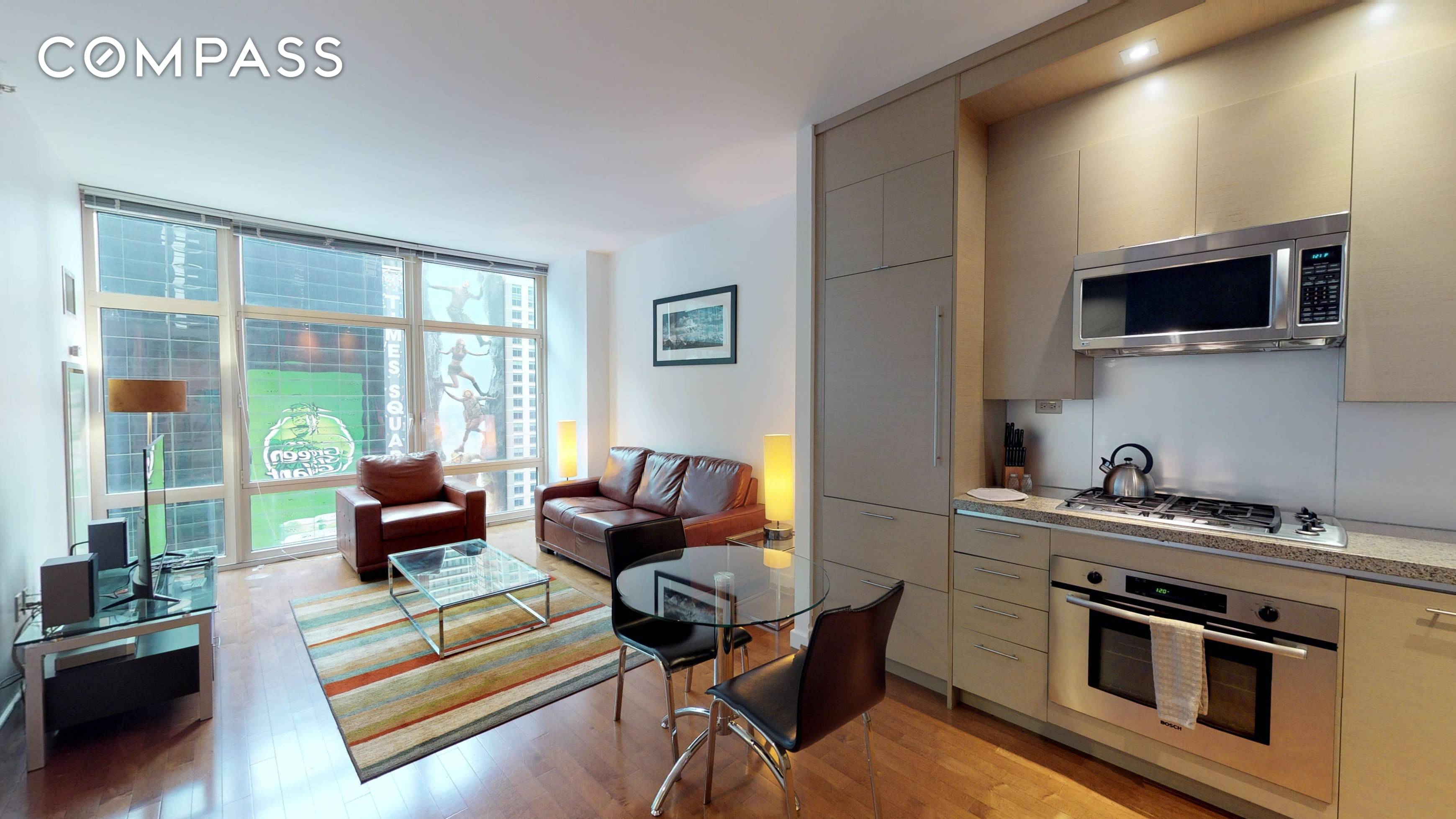 Outstanding sunny views abound in this spacious, quiet turn key retreat in the heart of NYC !