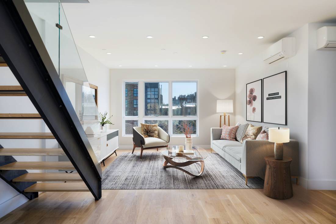 Welcome to Penthouse 4 at 191 Withers Street, a sun flooded one of a kind full floor two bedroom two bathroom with a massive private roofdeck, two terraces and Manhattan ...