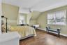 Spacious primary bedroom on second floor