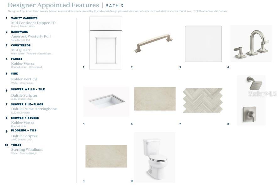 Designer-appointed features selected by our team of professional designers