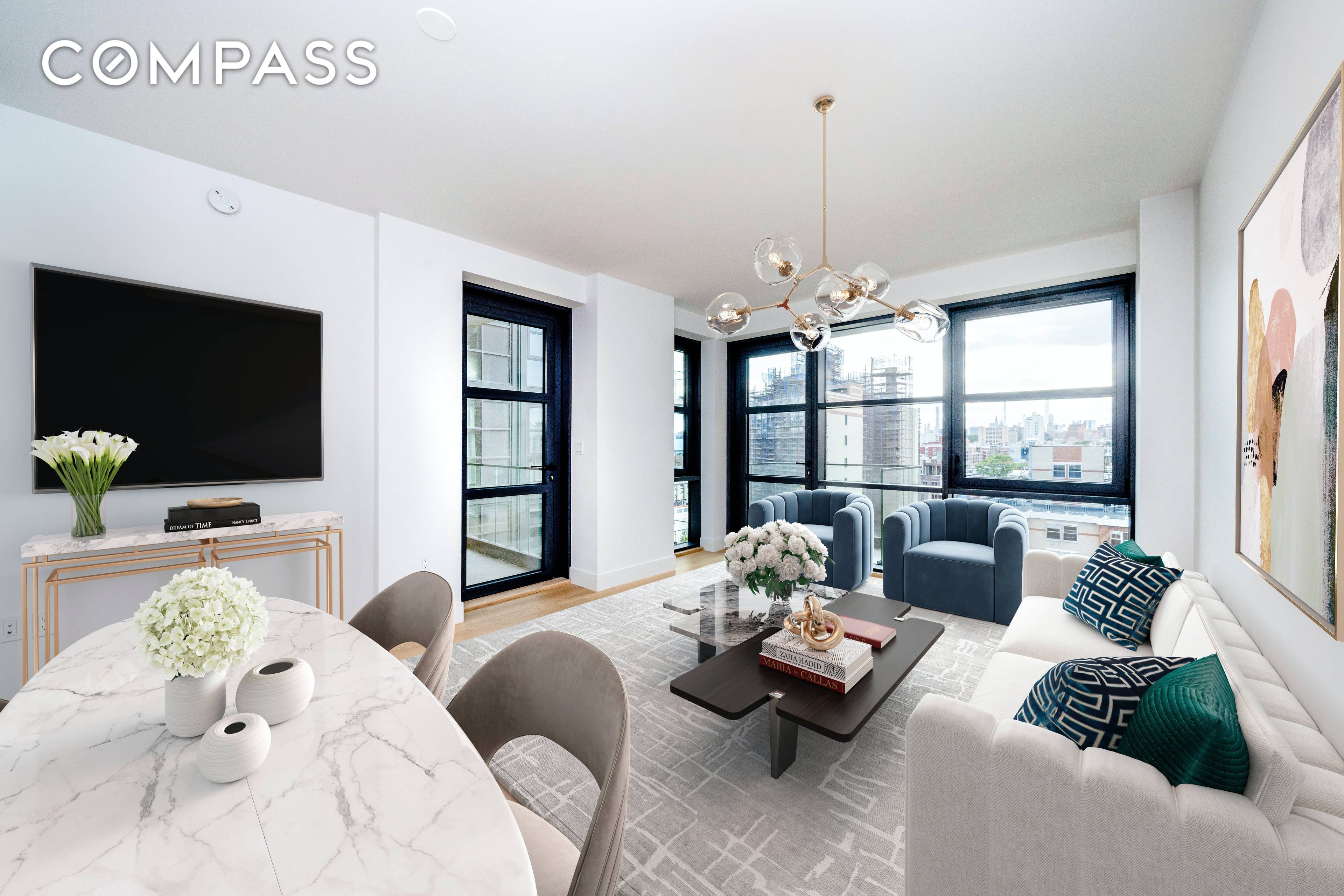 First one bed apartment for rent in this absolutely stunning new development a stone s throw away from the express trains and vibrant 125th Street shopping area.