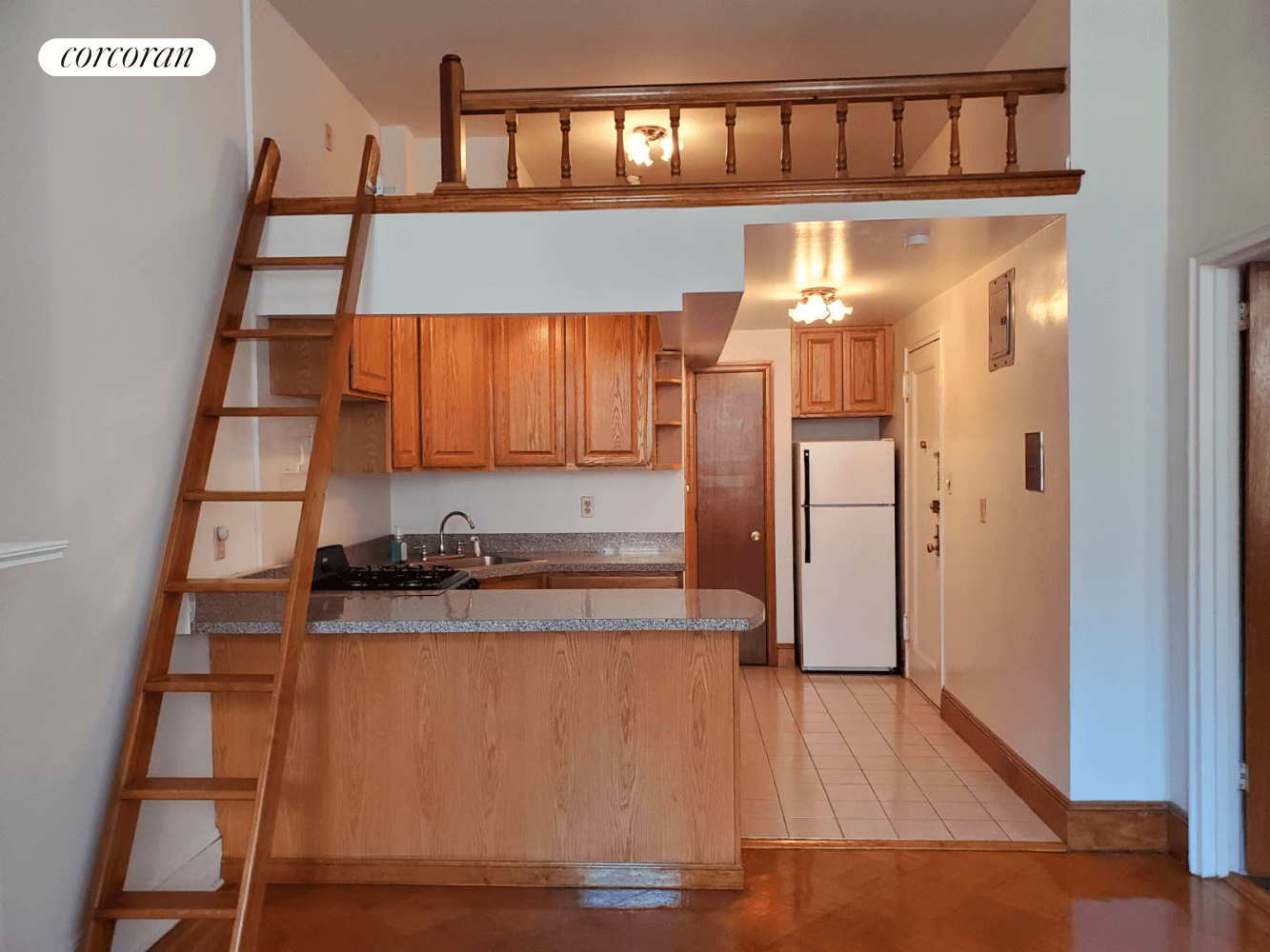 A very spacious 1 Bedroom with high ceiling on stunning treelined 87th Street.