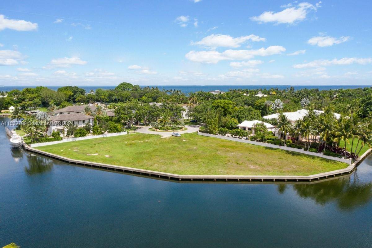 World renowned Gables Estates 1 acre, prime waterfront lot now available for building your dream home.