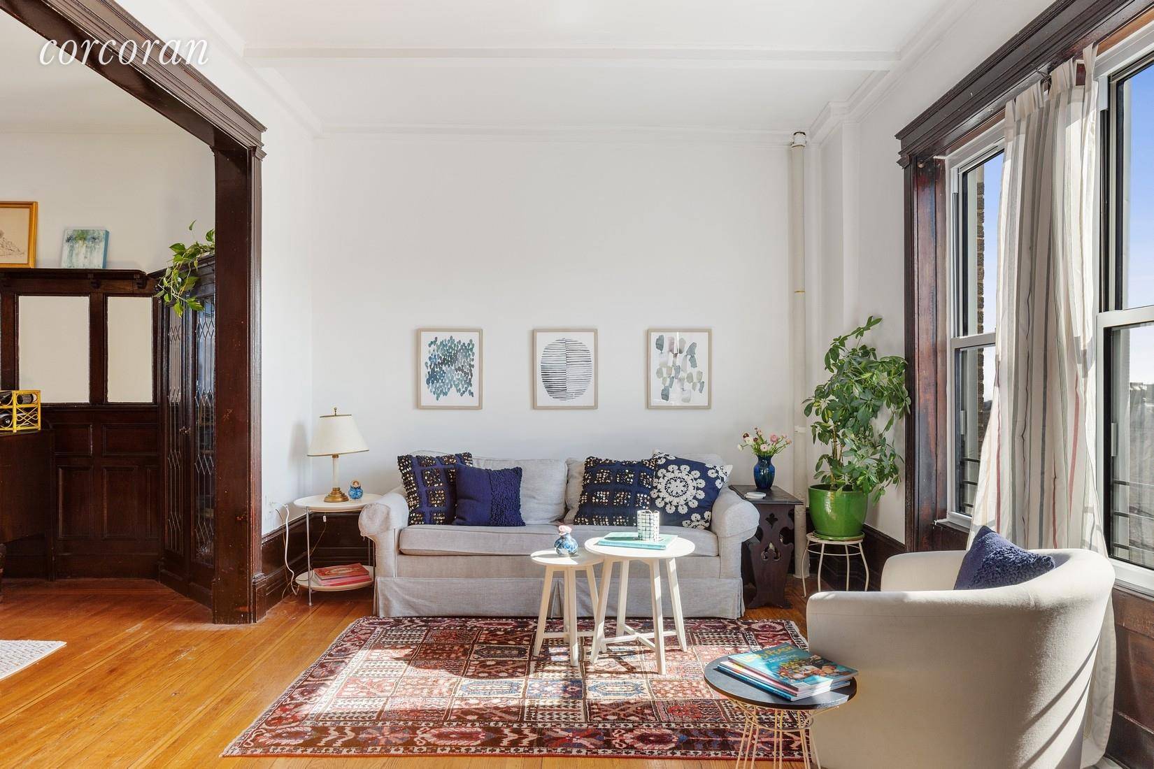 Meticulously preserved period detail, a renovated kitchen and bath, two bedrooms, and a FORMAL DINING ROOM This sprawling prewar coop apartment is truly special.