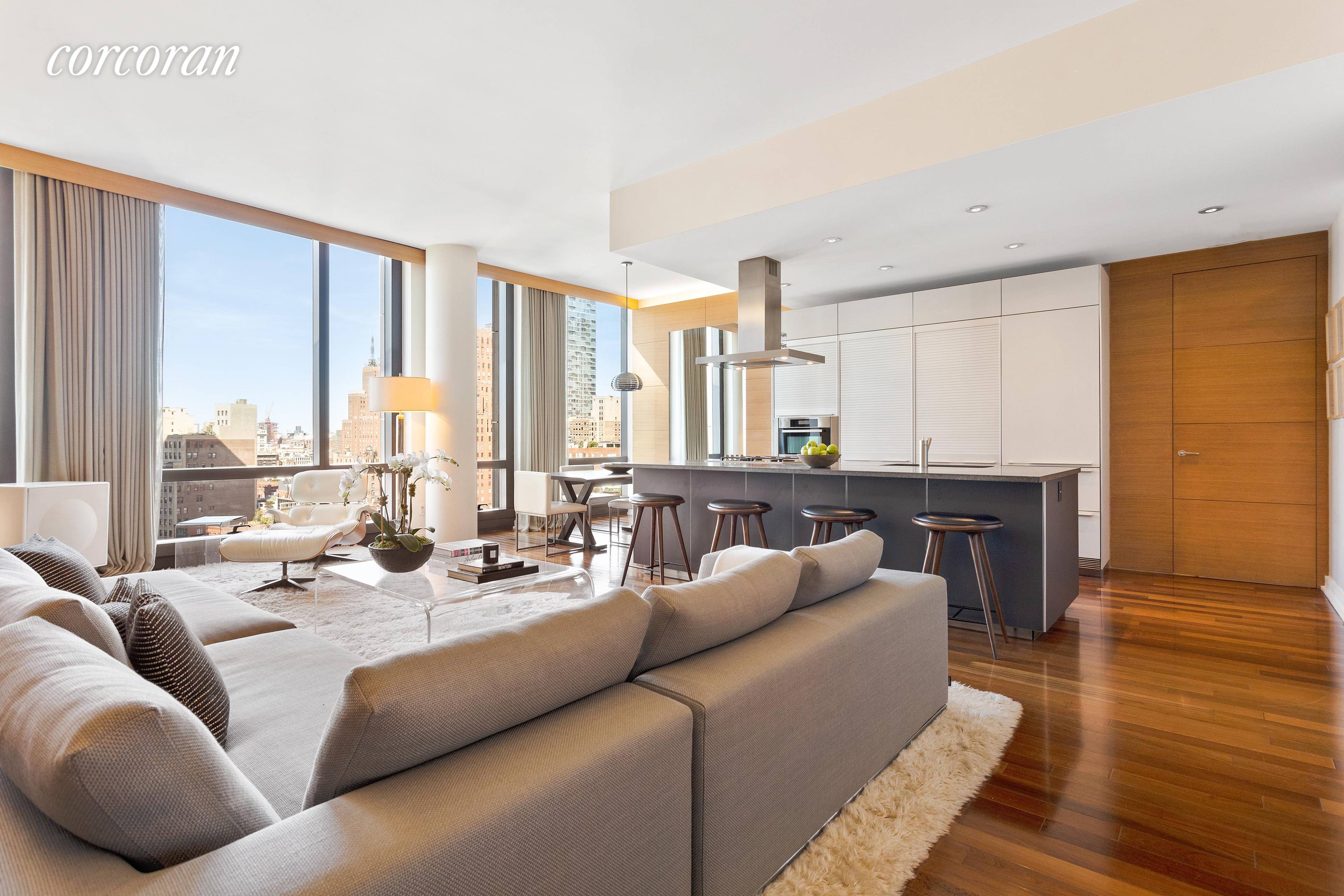 Nestled in the heart of Tribeca one of New York City's most desirable neighborhood this loft like 1, 611 square feet, 2 bedroom 2.
